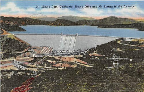 Пощенска Картичка Язовир Шаста, Калифорния