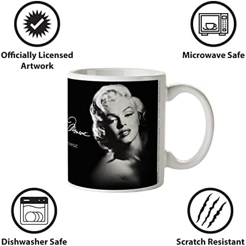 Чаша Pyramid America Marilyn Monroe Noir - 11 грама. Уникална керамична чаша за любителите на кафе, какао и