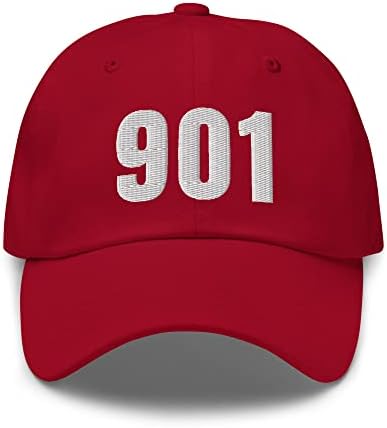 901 Шапка Memphis TN Hat Мобилен телефон Код 901 Папина Шапка Бродирани папина Шапка Бейзболна Шапка