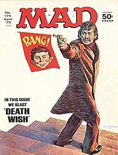 Луд #174 GD ; Комикс E. C | списание Death Wish през април 1975