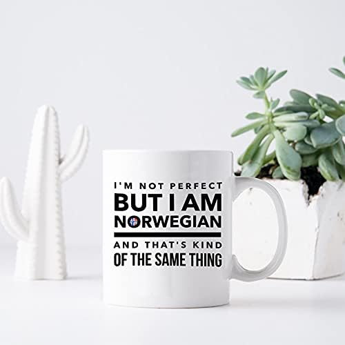 Норвежката чаша Hasdon-Hill, аз не съм перфектен, Но съм норвежец, И това е Приблизително Едно И също, Кафеена