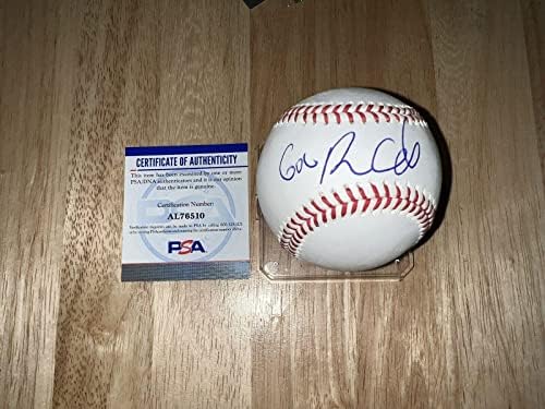 Рон Desantis подписа Официален договор с губернатора на Флорида Мейджър лийг бейзбол PSA / DNA #3 - Бейзболни топки колеж с автограф