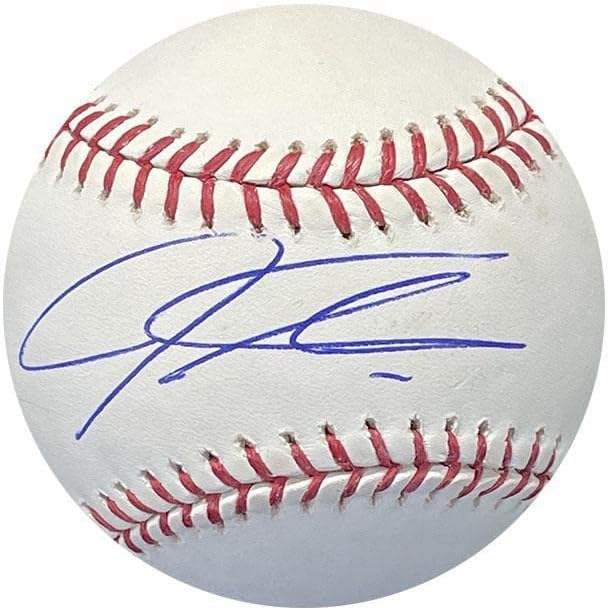 Играта на топка с автограф на Джош Хамилтън (Steiner & MLB) - Бейзболни топки с автографи