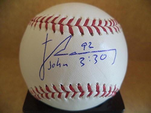 Джеймс Рамзи Индианците / близнаци С Автограф M. l. Baseball W / coa - Бейзболни топки с автографи