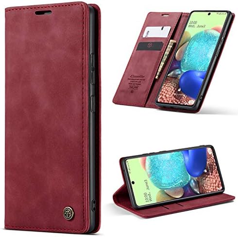 Калъф HAII Galaxy Note 20 Ultra, Кожен калъф-портфейл с панти капак, отделение за кредитни карти и магнитна