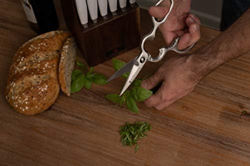 Разпродажба-Кухненски ножици Kurschmann Solid 8 , които раскладываются, немски остриета от високо неръждаема