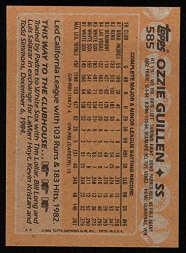 1988 Topps 585 Ози Гийен Чикаго Уайт Сокс (бейзболна картичка) NM/MT Уайт Сокс