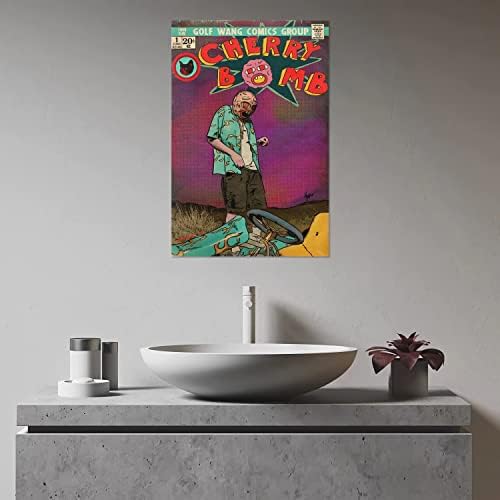 Плакат Mukcify Tyler the Creator Плакати с рапър Черешова бомба, Корица на Албума, Платно, Стенно Изкуство,