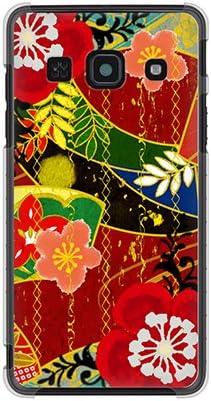 CaseMarket SoftBank Family Safety Mobile (204HW) Прозрачен твърд калъф от поликарбонат с японския модел на голямо цвете]