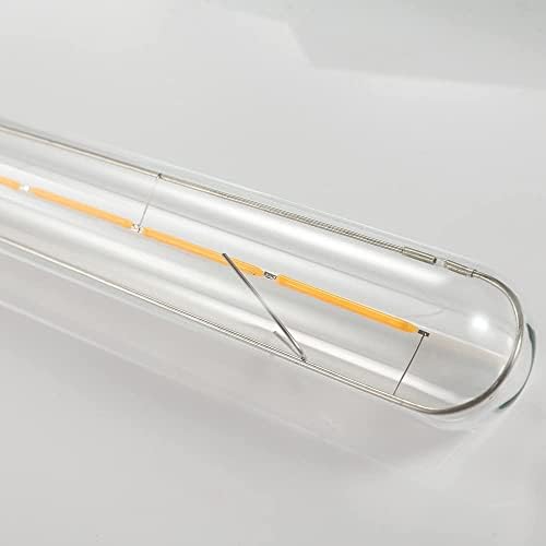 Дълги led лампи T10, 4 W, Тръбна лампа с регулируема яркост, еквивалент на 40 Вата, Реколта led крушка с нажежаема
