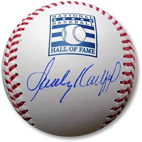 Санди Куфакс с Автограф влезе в Залата на славата на MLB Бейзбол Dodgers JSA XX29092 - Бейзболни топки с автографи