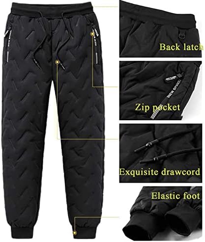 Мъжки Флисовые Панталони за джогинг PSFS, Зимни Топли Пухкави Гамаши За Бягане, Мъжки Спортни Панталони на руното