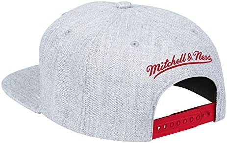 Бейзболна шапка с логото на отбора Торонто Рэпторс Мичъл и Нес Хедър Грей, Регулируема Черна бейзболна шапка