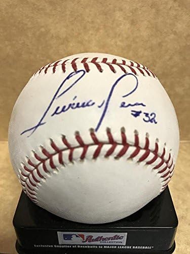 Луис Пеня Милуоки Брюэрз Подписа бейзболни топки с автографи на M. l.. W / coa - Бейзболни топки с автографи