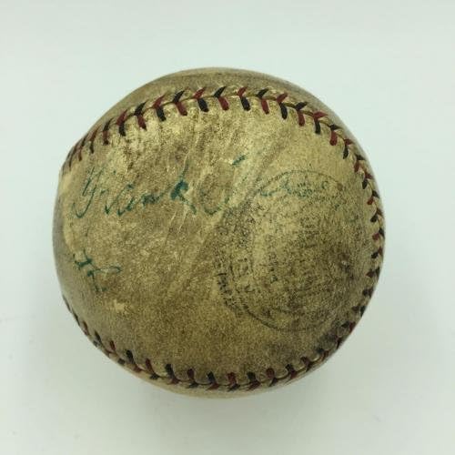 1931 Джим Боттомли Подписа Използвана за игра на Националната лига бейзбол JSA COA - MLB Използвани бейзболни