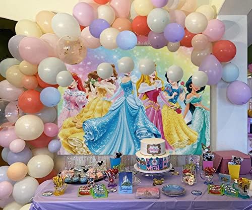 На фона на Принцеси За Момичета 1-ви, 2-ри честит Рожден Ден на Фон За Парти на Принцесата Фентъзи Розова Приказка