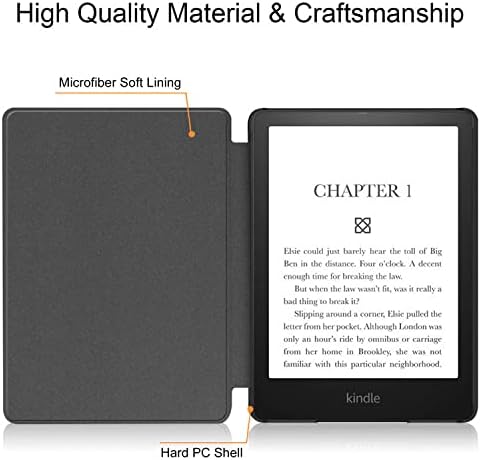 Тънък калъф за Kindle Paperwhite с автоматична функция за събуждане/сън - подходящ за Paperwhite 10-то поколение