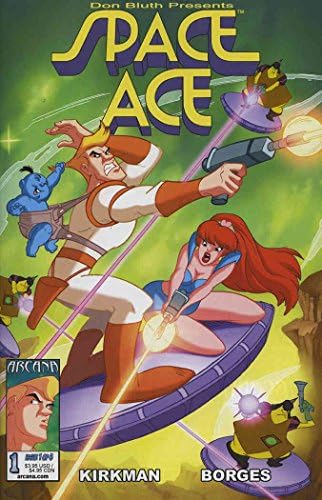 Дон Блут представлява Space Ace 1 VF/NM; книга комикс Arcana