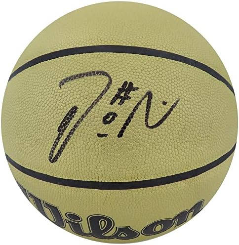 Дамян Лиллард Подписа Уилсън Gold Баскетбол НБА Баскетболни топки с Автографи