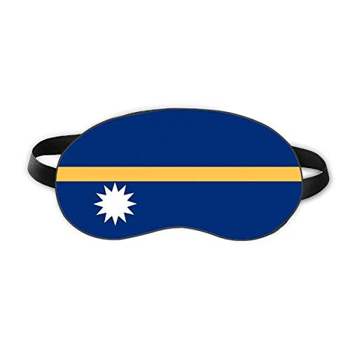 Национален Флаг Науру, Държава Океания, Защита За сън, Мека Нощна Превръзка На Очите, Сивата чанта за Носене