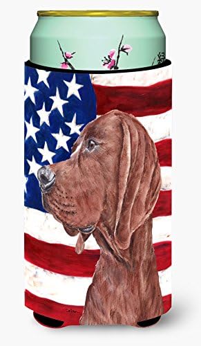 Carolin's Treasures SC9635TBC Краснокнижная Енотовидная куче с Американския Флаг на САЩ, Обнималка за Високо