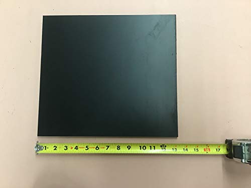 Черно Abs-с такова име Пластмасов лист с Дебелина 5/16 x 12 x 13,25 С Матово покритие RP086