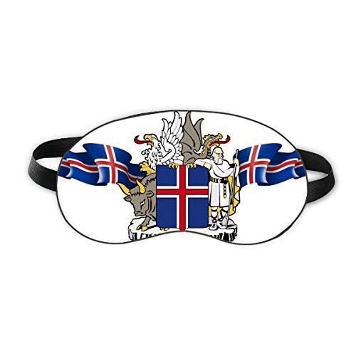 Норвегия Националната Емблема за Символ на Страната Защитен екран За сън Мека Нощна Превръзка На Очите Козирка