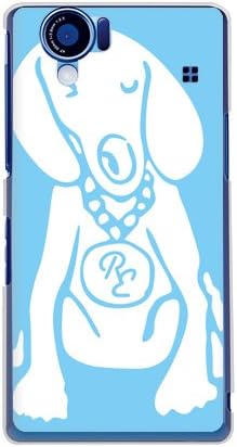 Саксофон за кучета Second Skin синьо-Бял дизайн от ROTM (Прозрачен) /за телефон Aquos 102sh II/SoftBank ssh122