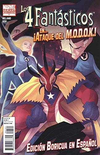 Фантастичната четворка в Атаката на М. Оа Ад Оа К.! #1A VF ; Комиксите на Marvel | Edicion Boricua en espanol