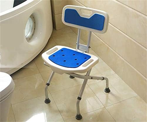 Столове за баня FEHUN, Сгъваема Табуретка За Душ - Регулируема Височина | Стол за душ /Вана за възрастни хора с увреждания или Бременни жени