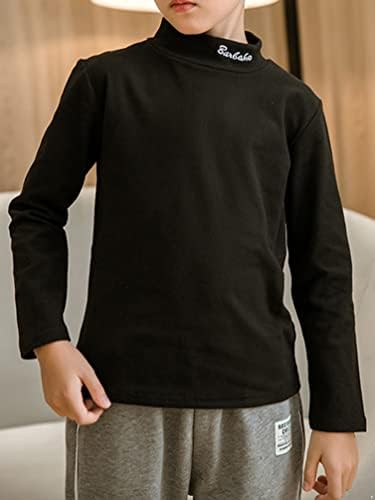 winying/ Пуловер с дълъг ръкав с имитация на шията за момичета и Момчета, Тениска, Основни Дебели Блузи, Топло