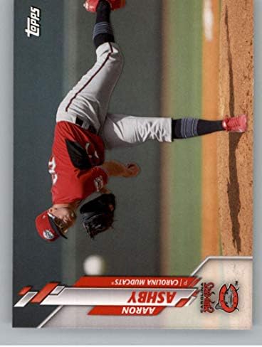 Дебют Topps Pro 2020 #PD-48 Бейзболна картичка Aaron Ashby Carolina Mudcats MLB NM-MT