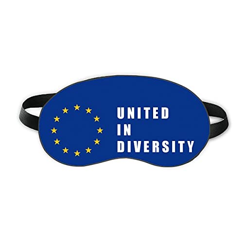 Мотото на Диверсификация И Обединяване на Европа Sleep Eye Shield Мека Нощна Превръзка На очите Със Сенчести