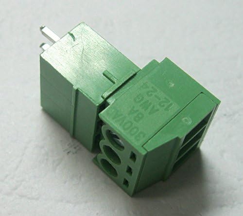 40 бр 3-пинов Конектор със стъпка 3,5 мм Винт Клеммной Подложки Зелен Цвят, Сменяем Тип с пряк контакт
