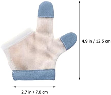 EXCEART 2 чифта детски ръкавици срещу преяждане, защита от смучене на палеца, Ръкавица без драскотини, Дишаща