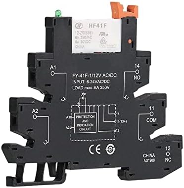 ANIFM Тънък релеен модул, Схема за защита на 6A реле 12 v dc/AC или 24 vdc/AC или 230 v ac Релеен конектор е