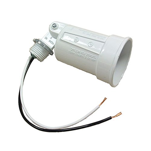 Водоустойчив титуляр за електрически лампи Hubbell-Raco 5606-1, дълбочина 2-1/8 инча, Бяла (опаковка от 30 броя)