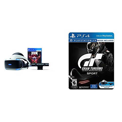PlayStation VR - Комплект Doom + Gran Turismo Sport - Ограничено издание