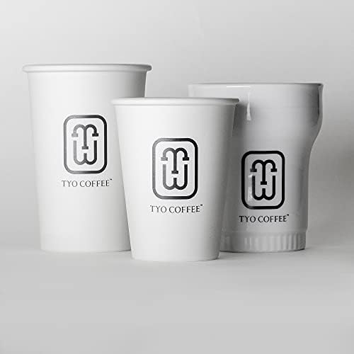 Традиционната японска порцеланова чаша с двойни стени TYO COFFEE Hasami-yaki (260 ml)