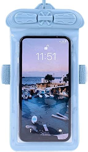 Калъф за телефон Vaxson, Съвместим с водоустойчив калъф Oppo A73s Dry Bag [Без защитно фолио за екрана] Син