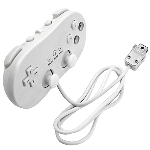 ОСТЕНТ Кабелна Класически контролери за видео игри на Nintendo Wii Remote Console Цвят Бял