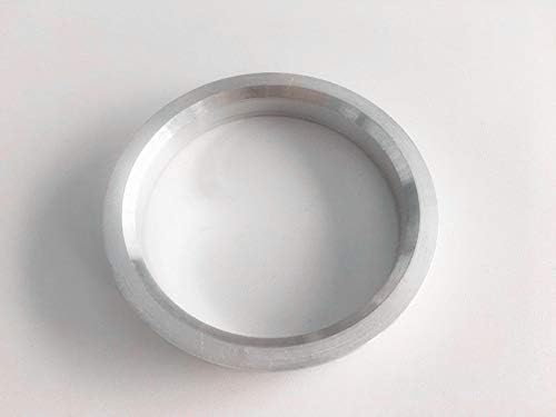 NB-AERO 4 бр. Сребристи алуминиеви пръстени от 69,85 мм (колелце) до 56,1 мм (Ступица) | Централно пръстен Hubcentric