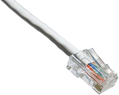 Пач-кабел Аксиома 100Ft Cat6 550 Mhz, Без да сваля (бял)