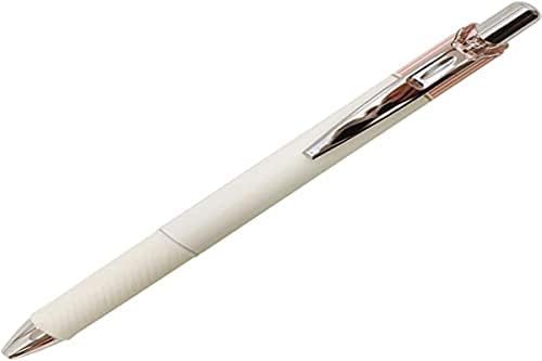 Прибиращ се Течна Гел писалка Pentel EnerGel Clena, на Върха на иглата Micro Fine Point 0,5 мм, Черно мастило, Класически Розов корпус (BLN75LP-A)