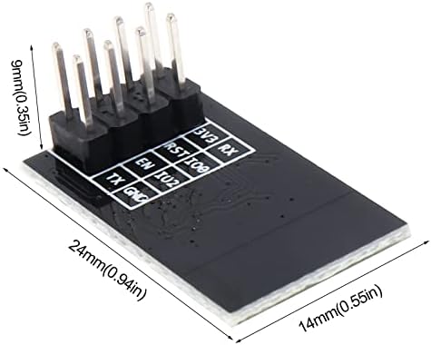 DiGiYes 2 елемента ESP8266 ESP-01S WiFi Модул Последователно Радиоприемник 3,3 Безжичен Модул, Съвместим с Arduino