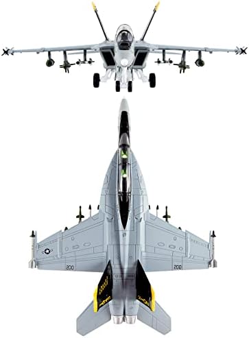 Модел на реактивен изтребител Busyflies 1:100, F/A-18 Hornet Strike Fighter Модел Штурмового изтребител, Монолитен