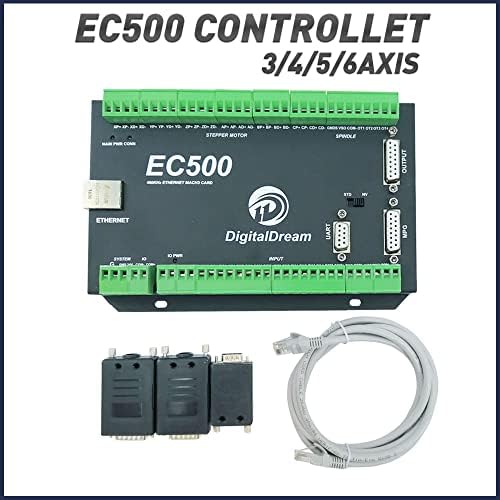 На водача на двигателя Davitu - EC500 CNC Ethernet контролер за движение EC500 обновяване на 3/4/5/6 оси USB контролер на движението такса управление на фрезерным машина - (Напрежение: