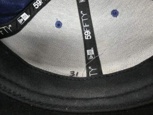 31 Използвана в играта на Официалната бейзболна шапка MLB Dodgers 7 3/8 показва интензивно ползване - Използвани