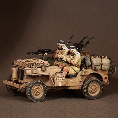 Goodmoel 1/35 Комплект за моделиране войник от смола Патрулна четата на Втората Световна война в Северна Африка