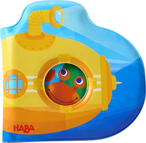 Книга за вана HABA Океан Подводница Bath Book - Отлично подходящ за бани и детски басейн